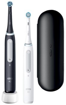 Szczoteczki - Oral-B iO Series 4 Duo biały/czarny