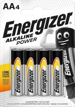 BATERIA ENERGIZER ALKALINE POWER AA LR6 blister 4 szt. BATERIA ENERGIZER ALKALINE POWER AA LR6 blister 4 szt.
