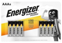 BATERIE ENERGIZER ALKALINE POWER AAA LR03 8 SZTUK