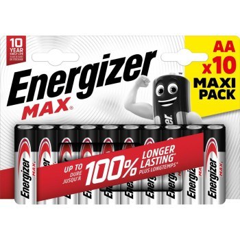 BATERIE ENERGIZER MAX AA LR6 10 SZTUK ECO BATERIE ENERGIZER MAX AA LR6 10 SZTUK ECO