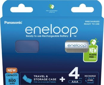 Panasonic Eneloop AAA 800mAh 4 szt + box Panasonic Eneloop AAA 800mAh 4 szt + box