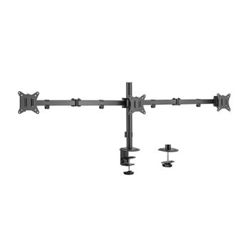 Uchwyt - GEMBIRD BIURKOWE REGULOWANE RAMIĘ/UCHWYT NA 3 MONITORY 17-27 100X100MM DO 7KG Uchwyt - GEMBIRD BIURKOWE REGULOWANE RAMIĘ/UCHWYT NA 3 MONITORY 17-27 100X100MM DO 7KG