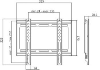 Uchwyt - Logilink BP0034 Uchwyt - Logilink BP0034