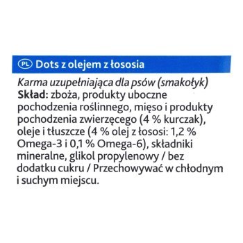 Miękkie przysmaki Junior Dots z Omega-3 140 g Miękkie przysmaki Junior Dots z Omega-3 140 g