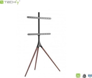 Uchwyt - Techly 105209 Stojak podłogowy TV LED/LCD 45-65 cali 32kg, tripod, drewno Uchwyt - Techly 105209 Stojak podłogowy TV LED/LCD 45-65 cali 32kg, tripod, drewno