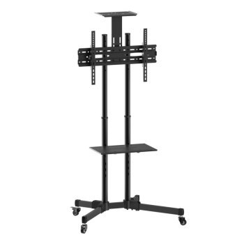 Uchwyt - Techly 105643 Mobilny stojak do telewizora LED/LCD/PDP, 37-70'', 50kg, regulowany, półka AV Uchwyt - Techly 105643 Mobilny stojak do telewizora LED/LCD/PDP, 37-70'', 50kg, regulowany, półka AV