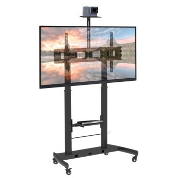 Uchwyt - Techly 360752 Mobilny stojak do telewizora LED/LCD/PDP, 52-110'', 120kg, półka AV Uchwyt - Techly 360752 Mobilny stojak do telewizora LED/LCD/PDP, 52-110'', 120kg, półka AV