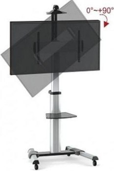 Uchwyt - Techly Stojak LCD z półką LUX (022700) 37-70" Uchwyt - Techly Stojak LCD z półką LUX (022700) 37-70"
