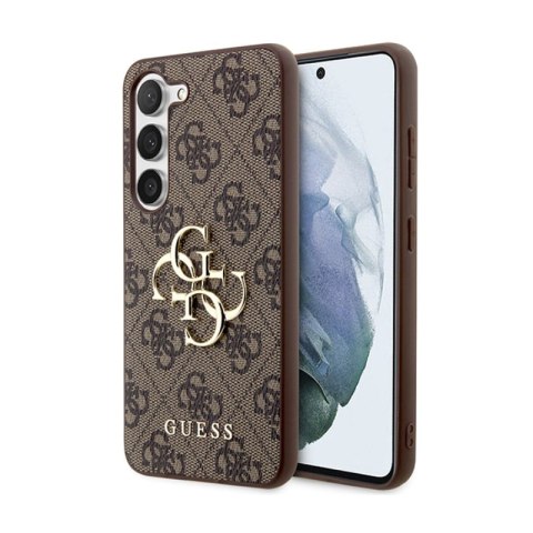 Guess 4G Big Metal Logo - Etui Samsung Galaxy S23 FE (brązowy) Guess 4G Big Metal Logo - Etui Samsung Galaxy S23 FE (brązowy)