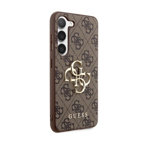 Guess 4G Big Metal Logo - Etui Samsung Galaxy S23 FE (brązowy) Guess 4G Big Metal Logo - Etui Samsung Galaxy S23 FE (brązowy)