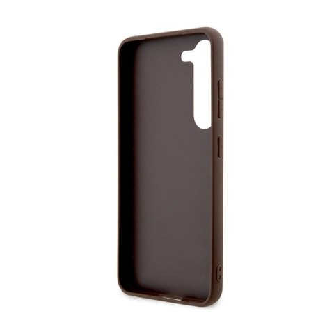 Guess 4G Big Metal Logo - Etui Samsung Galaxy S23 FE (brązowy) Guess 4G Big Metal Logo - Etui Samsung Galaxy S23 FE (brązowy)