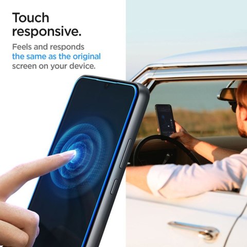 Spigen Glas.TR Slim 2-Pack - Szkło hartowane do Samsung Galaxy A34 5G (2 sztuki) Spigen Glas.TR Slim 2-Pack - Szkło hartowane do Samsung Galaxy A34 5G (2 sztuki)