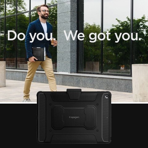 Spigen Rugged Armor Pro - Etui do iPad 10.2" (2021-2019) (Czarny) Spigen Rugged Armor Pro - Etui do iPad 10.2" (2021-2019) (Czarny)