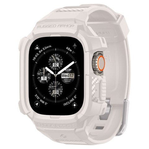 Spigen Rugged Armor Pro - Pasek z obudową do Apple Watch Ultra 49 mm (Dune Beige) Spigen Rugged Armor Pro - Pasek z obudową do Apple Watch Ultra 49 mm (Dune Beige)