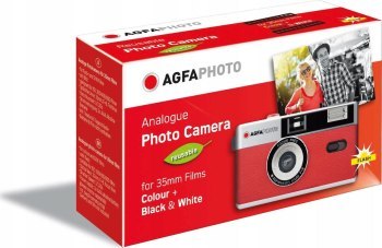 Aparat fotograficzny - Agfa Photo Reusable Camera 35mm red Aparat fotograficzny - Agfa Photo Reusable Camera 35mm red