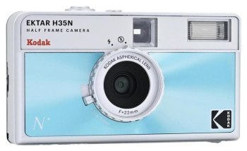 Aparat fotograficzny - Kodak EKTAR H35N Camera Glazed Blue Aparat fotograficzny - Kodak EKTAR H35N Camera Glazed Blue