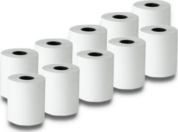 Qoltec Rolka termiczna 57 x 30 | 55g/m2 | 10szt. | BPA free Qoltec Rolka termiczna 57 x 30 | 55g/m2 | 10szt. | BPA free