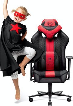 Fotel - Diablo X-Player 2.0 Kids Size Antracytowo-Karmazynowy