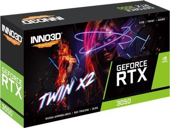 Karta graf. INNO3D GEFORCE RTX 3050 6GB TWIN X2 Karta graf. INNO3D GEFORCE RTX 3050 6GB TWIN X2