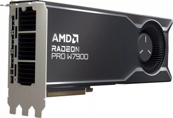 Karta graficzna AMD Radeon Pro W7900 48GB GDDR6 with ECC 3x DisplayPort 2.1 1x Mini-DisplayPort 2.1 295W PCI Gen4 x16 Karta graficzna AMD Radeon Pro W7900 48GB GDDR6 with ECC 3x DisplayPort 2.1 1x Mini-DisplayPort 2.1 295W PCI Gen4 x16