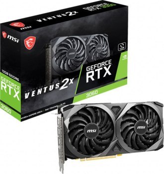 Karta graficzna - MSI GeForce RTX 3060 VENTUS 2X 12GB LHR Karta graficzna - MSI GeForce RTX 3060 VENTUS 2X 12GB LHR