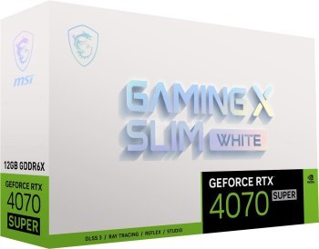 Karta graficzna MSI GeForce RTX 4070 SUPER 12GB GAMING X SLIM WHITE Karta graficzna MSI GeForce RTX 4070 SUPER 12GB GAMING X SLIM WHITE