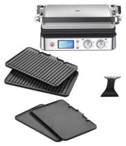 Gril elektr. - Braun MultiGrill 9 CG9043 srebrno-czarny