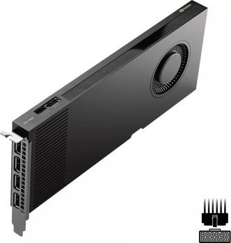 Karta graficzna PNY NVIDIA RTX 4000 Ada Generation 20 GB GDDR6 160-bit PCIe 4.0 x16 Single Slot 4x Mini DP 1.4a ATX - ATX bracke Karta graficzna PNY NVIDIA RTX 4000 Ada Generation 20 GB GDDR6 160-bit PCIe 4.0 x16 Single Slot 4x Mini DP 1.4a ATX - ATX bracke