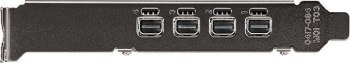 Karta graficzna PNY NVIDIA T1000 4GB GDDR6 4x DisplayPort PCI Express 3.0 LP - ATX bracket Retail Karta graficzna PNY NVIDIA T1000 4GB GDDR6 4x DisplayPort PCI Express 3.0 LP - ATX bracket Retail