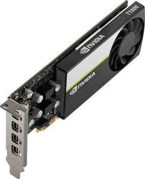 Karta graficzna PNY NVIDIA T1000 4GB GDDR6 4x DisplayPort PCI Express 3.0 LP - ATX bracket Retail Karta graficzna PNY NVIDIA T1000 4GB GDDR6 4x DisplayPort PCI Express 3.0 LP - ATX bracket Retail