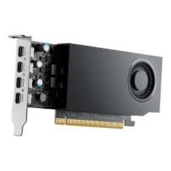 PNY NVIDIA A1000 8GB GDDR6 128-bit Low Profile PCIe 4.0 x8 Single slot 4 x Mini DisplayPort 1.4a 50W LP bracket small box PNY NVIDIA A1000 8GB GDDR6 128-bit Low Profile PCIe 4.0 x8 Single slot 4 x Mini DisplayPort 1.4a 50W LP bracket small box