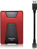 Dysk zewnętrzny HDD ADATA HD650 AHD650-2TU31-CRD (2 TB; 2.5 ; USB 3.1; kolor czerwony)