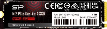 Dysk SSD Silicon Power UD90 1TB M.2 PCIe NVMe Gen4x4 NVMe 1.4 4800/4200 MB/s Dysk SSD Silicon Power UD90 1TB M.2 PCIe NVMe Gen4x4 NVMe 1.4 4800/4200 MB/s