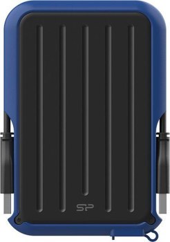 Dysk zewnętrzny Silicon Power Armor A66 4TB 2 5 USB 3.2 IPX4 Blue Dysk zewnętrzny Silicon Power Armor A66 4TB 2 5 USB 3.2 IPX4 Blue