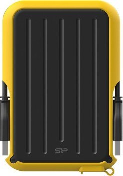 Dysk zewnętrzny Silicon Power Armor A66 4TB 2 5 USB 3.2 IPX4 Yellow