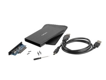 Obudowa na dysk NATEC Rhino NKZ-0275 (2.5 ; USB 2.0; Aluminium; kolor czarny) Obudowa na dysk NATEC Rhino NKZ-0275 (2.5 ; USB 2.0; Aluminium; kolor czarny)