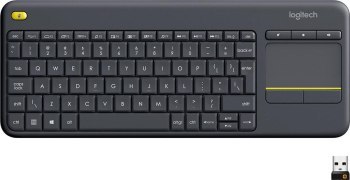 Klawiatura Logitech K400 Plus Czarna (920-007145) Klawiatura Logitech K400 Plus Czarna (920-007145)