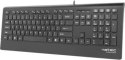 Klawiatura membranowa NATEC Barracuda NKL-0876 (USB 2.0; (US); kolor czarny)
