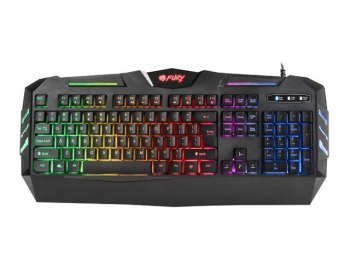 Klawiatura membranowa NATEC Fury Spitfire NFU-0868 (USB 2.0; kolor czarny) Klawiatura membranowa NATEC Fury Spitfire NFU-0868 (USB 2.0; kolor czarny)