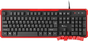 Klawiatura membranowa NATEC Genesis Rhod 110 NKG-0939 (USB 2.0; (US); kolor czarny) Klawiatura membranowa NATEC Genesis Rhod 110 NKG-0939 (USB 2.0; (US); kolor czarny)