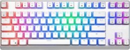 MODECOM VOLCANO LANPARTY BIAŁA PRZEWODOWA KLAWIATURA MECHANICZNA RGB (BRĄZOWY PRZEŁĄCZNIK OUTEMU) PUDDING EDITION