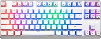 MODECOM VOLCANO LANPARTY BIAŁA PRZEWODOWA KLAWIATURA MECHANICZNA RGB (BRĄZOWY PRZEŁĄCZNIK OUTEMU) PUDDING EDITION MODECOM VOLCANO LANPARTY BIAŁA PRZEWODOWA KLAWIATURA MECHANICZNA RGB (BRĄZOWY PRZEŁĄCZNIK OUTEMU) PUDDING EDITION