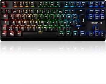 MODECOM VOLCANO LANPARTY PLUS RGB PRZEWODOWA KLAWIATURA MECHANICZNA (BRĄZOWY WYMIENIALNY PRZEŁĄCZNIK OUTEMU) DE LAYOUT MODECOM VOLCANO LANPARTY PLUS RGB PRZEWODOWA KLAWIATURA MECHANICZNA (BRĄZOWY WYMIENIALNY PRZEŁĄCZNIK OUTEMU) DE LAYOUT
