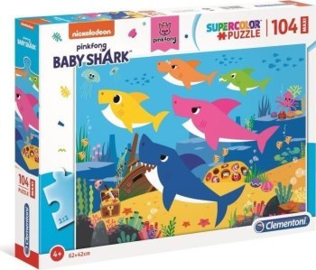 Clementoni Maxi Baby Shark 104 el. 23751 Clementoni Maxi Baby Shark 104 el. 23751