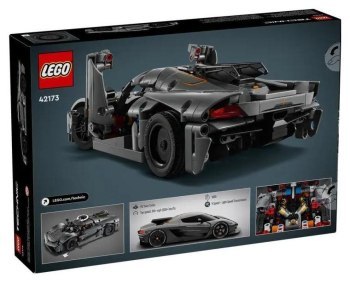 LEGO Technic 42173 Szary hipersamochód Koenigsegg Jesko Absolut LEGO Technic 42173 Szary hipersamochód Koenigsegg Jesko Absolut