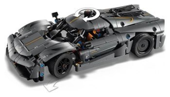 LEGO Technic 42173 Szary hipersamochód Koenigsegg Jesko Absolut LEGO Technic 42173 Szary hipersamochód Koenigsegg Jesko Absolut