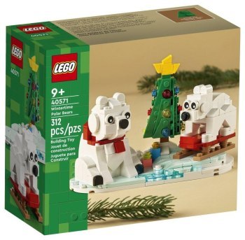 LEGO Zimowe niedźwiedzie polarne 40571 LEGO Zimowe niedźwiedzie polarne 40571