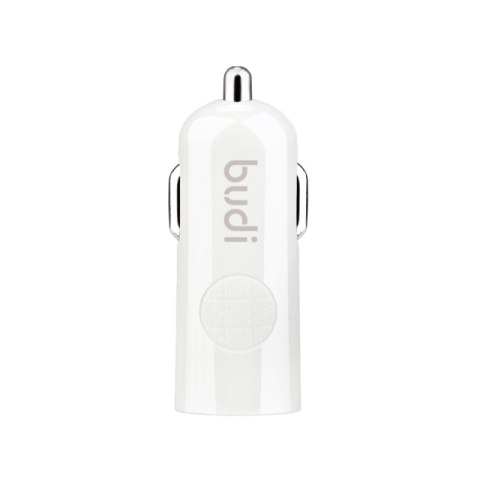 Budi - Ładowarka samochodowa USB + kabel USB-C (Biały) Budi - Ładowarka samochodowa USB + kabel USB-C (Biały)