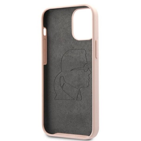 Karl Lagerfeld Fullbody Silicone Iconic - Etui iPhone 12 Mini (Light Pink) Karl Lagerfeld Fullbody Silicone Iconic - Etui iPhone 12 Mini (Light Pink)