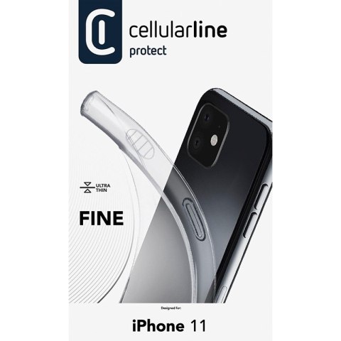 Cellularline Fine - Etui iPhone 11 (przezroczysty) Cellularline Fine - Etui iPhone 11 (przezroczysty)